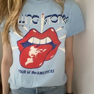 MadeWorn Rolling Stones  USA Tour Cotton Shirt